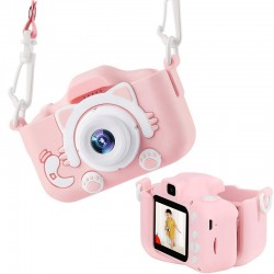 Mini Camera Kids Digital Camera Cat Toy HD Camera For Kids Educational Toy Children's Camera Toys Camera For Boy Girl Best Gift